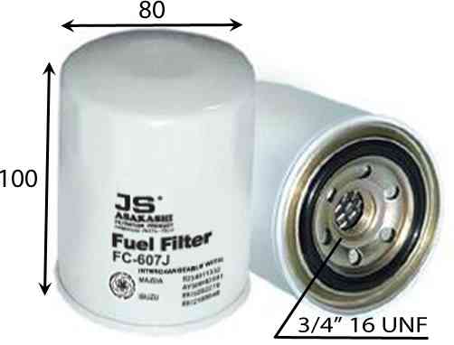 Купить запчасть JS - FC607J FC607J Фильтр топливный