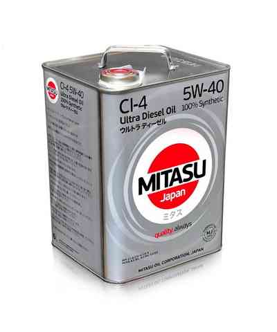 Купить запчасть MITASU - MJ2126 Масло моторное MITASU CJ-4 5w40 6л синтетическое для дизельных двигателей MJ212 (1/4) Япония