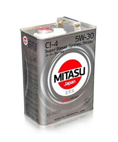 Купить запчасть MITASU - MJ2204 Масло моторное MITASU SD CI-4 5W30 4л п/синтетическое для дизельных двигателей MJ220 (1/6) Япония