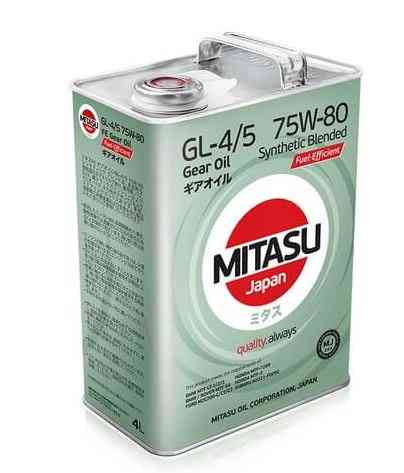 Купить запчасть MITASU - MJ4414 Масло трансмиссионное MITASU FE GL-4/5 75W80 4л п/синтетика MJ441 (1/6) Япония
