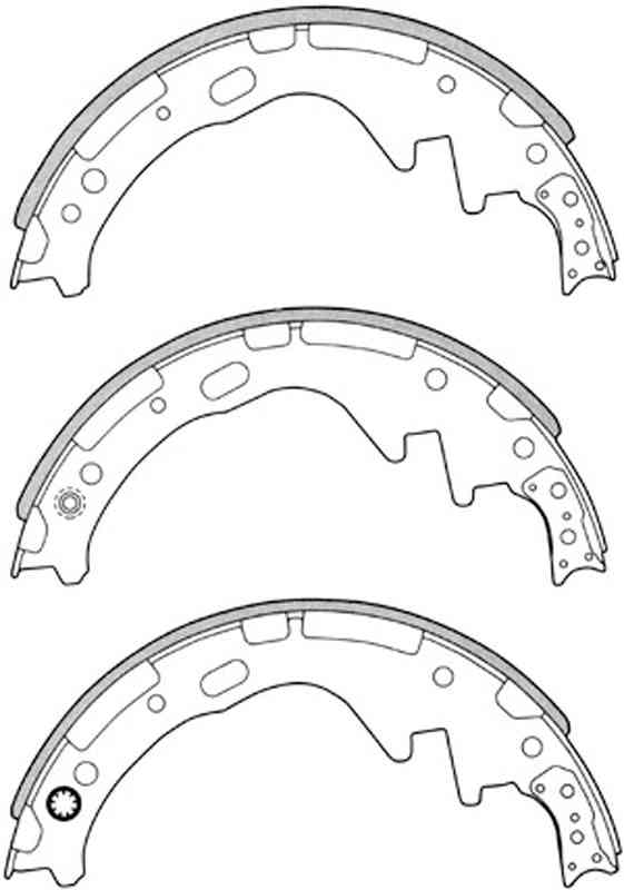 Купить запчасть NIBK - FN1171 FN1171 Тормозные колодки барабанные NiBK