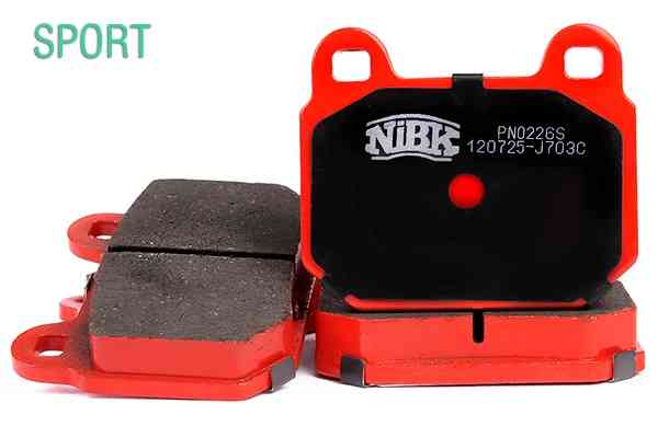 Купить запчасть NIBK - PN0226S PN0226S Тормозные колодки дисковые (титано-керамика) SPORT NiBK