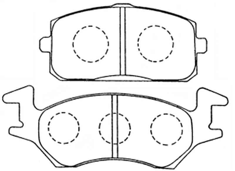 Купить запчасть NIBK - PN1134 PN1134 Тормозные колодки дисковые NiBK