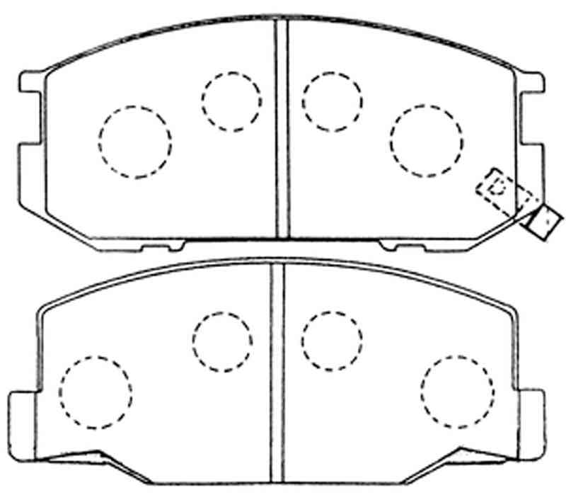 Купить запчасть NIBK - PN1217 PN1217 Тормозные колодки дисковые NiBK