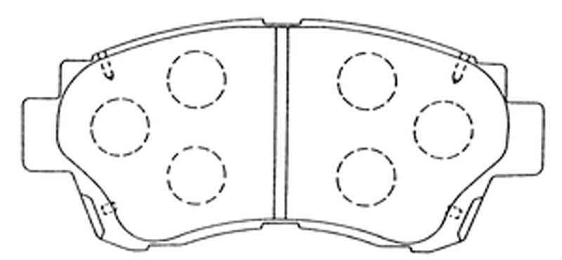 Купить запчасть NIBK - PN1228 PN1228 Тормозные колодки дисковые NiBK