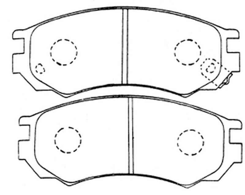 Купить запчасть NIBK - PN2268 PN2268 Тормозные колодки дисковые NiBK