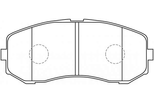 Купить запчасть NIBK - PN2802 PN2802 Тормозные колодки дисковые NiBK