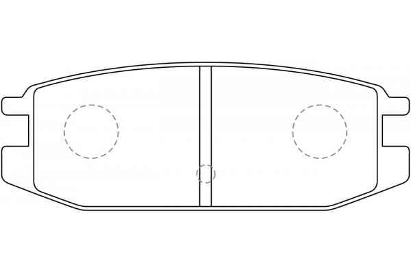 Купить запчасть NIBK - PN3152 PN3152 Тормозные колодки дисковые NiBK