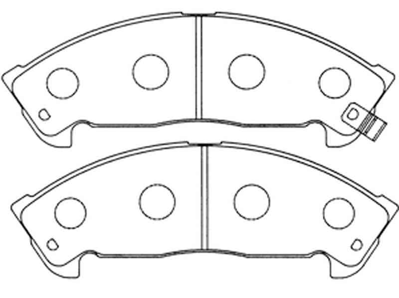 Купить запчасть NIBK - PN4289 PN4289 Тормозные колодки дисковые NiBK