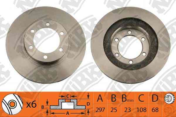 Купить запчасть NIBK - RN1319V RN1319V Диск тормозной