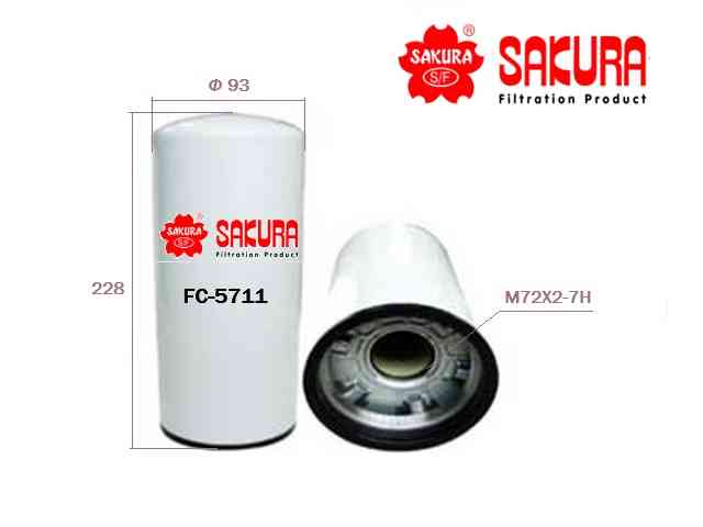 Купить запчасть SAKURA - FC5711 FC5711 Фильтр топливный