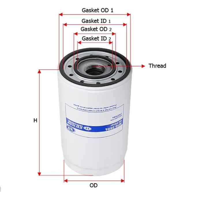 Купить запчасть SURE FILTER - SFO3594 SFO3594 Фильтр масла