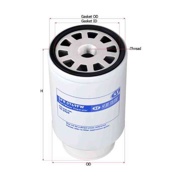 Купить запчасть SURE FILTER - SFR0769FW SFR0769FW Фильтр топливный