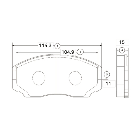 Купить запчасть CTR - GK0571 Колодки тормозные GK0571 / CKM-3