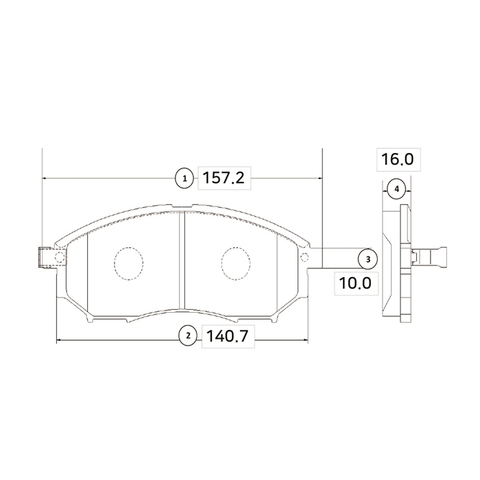 Купить запчасть CTR - GK0727 Колодки тормозные GK0727 / CKN-12