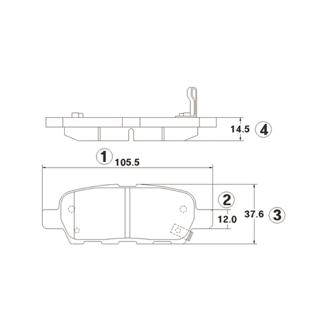 Купить запчасть CTR - GK0732 Колодки тормозные GK0732 / CKN-17