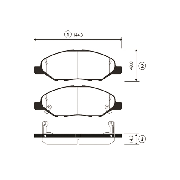 Купить запчасть CTR - GK0742 Колодки тормозные GK0742 / CKN-27