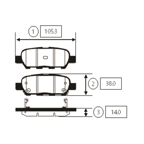 Купить запчасть CTR - GK0855 Колодки тормозные GK0855 / CKN-140