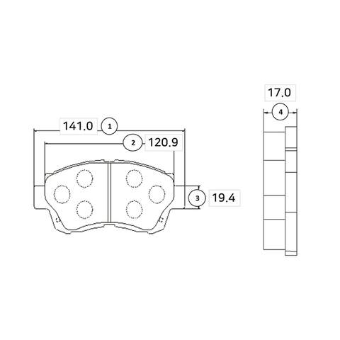 Купить запчасть CTR - GK1025 Колодки тормозные GK1025 / CKT-11
