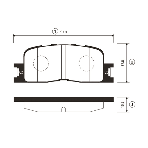 Купить запчасть CTR - GK1057 Колодки тормозные GK1057 / CKT-43