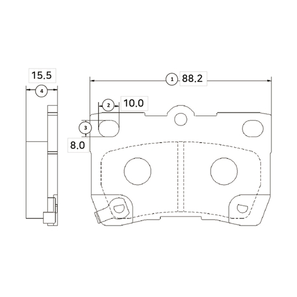 Купить запчасть CTR - GK1060 Колодки тормозные GK1060 / CKT-46