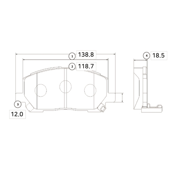 Купить запчасть CTR - GK1072 Колодки тормозные GK1072 / CKT-58