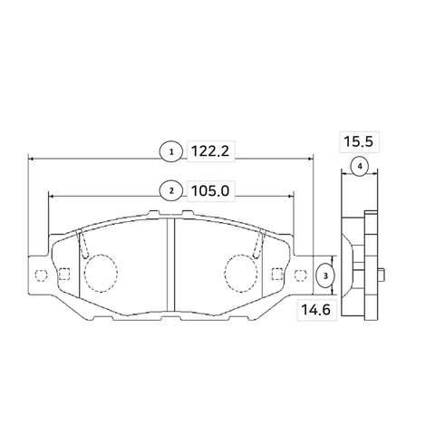 Купить запчасть CTR - GK1077 Колодки тормозные GK1077 / CKT-63