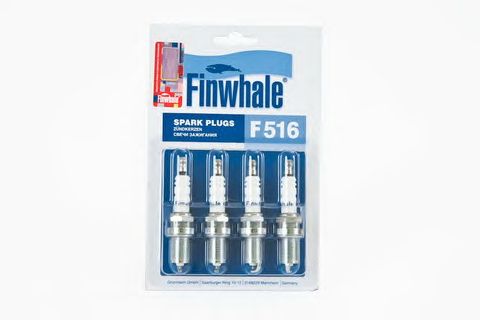 Купить запчасть FINWHALE - F516 Свеча зажигания F516 компл. 4шт. (блистер)