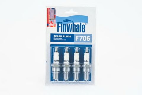 Купить запчасть FINWHALE - F706 Свеча зажигания F706 компл. 4шт. (блистер)