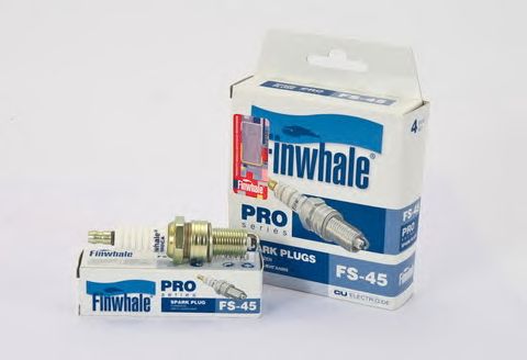 Купить запчасть FINWHALE - FS45 Свеча зажигания FS45 / Комплект 4шт./ Цена за 1 шт.