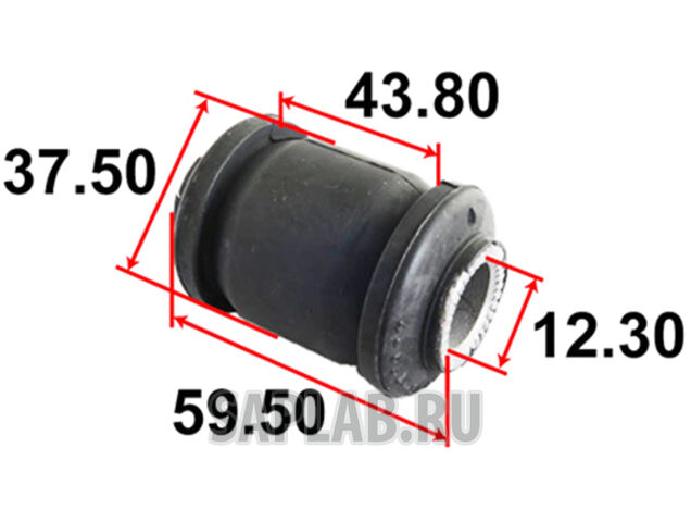 Купить запчасть JIKIU - BH11075 САЙЛЕНТБЛОК ПОДВЕСКИ