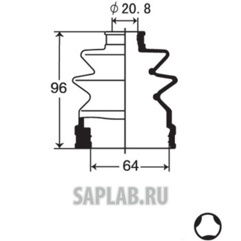 Купить запчасть JIKIU - CD22091 Пыльник ШРУСа