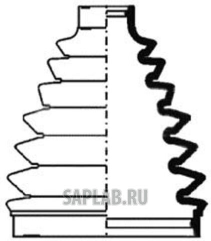 Купить запчасть JIKIU - CD43024 Пыльник ШРУСа