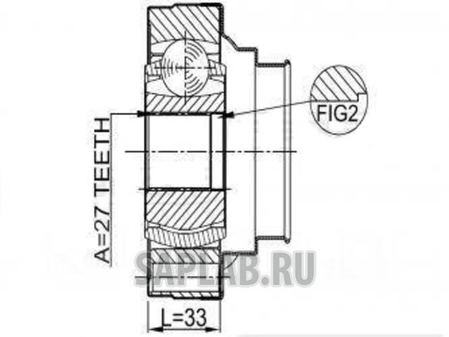 Купить запчасть JIKIU - JC21170 ШРУС