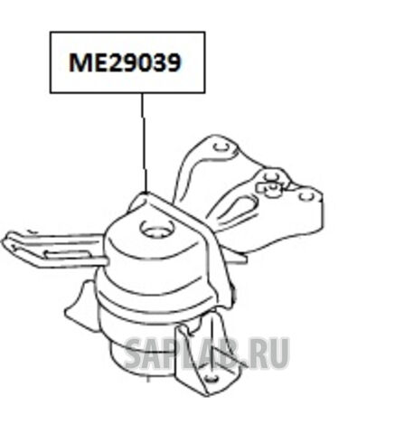 Купить запчасть JIKIU - ME29039 ПОДУШКА ДВИГАТЕЛЯ В СБОРЕ