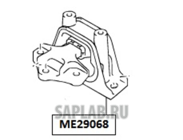 Купить запчасть JIKIU - ME29068 ПОДУШКА ДВИГАТЕЛЯ В СБОРЕ