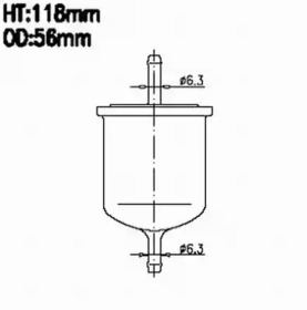 Купить запчасть JS ASAKASHI - FS311J Фильтр топл JS FS311J