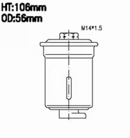 Купить запчасть JS ASAKASHI - FS6200 Фильтр топливный JS FS6200