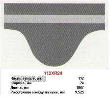 Купить запчасть MITSUBOSHI - 112XR24 Ремень ГРМ 112z MITSUBOSHI