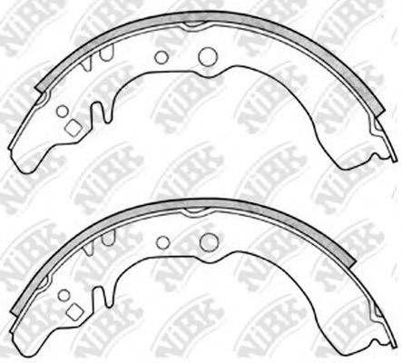 Купить запчасть NIBK - FN0035 Колод. торм. бар. NiBK FN0035