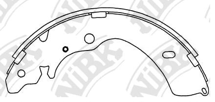 Купить запчасть NIBK - FN4470 Колод. торм. бар. NiBK FN4470