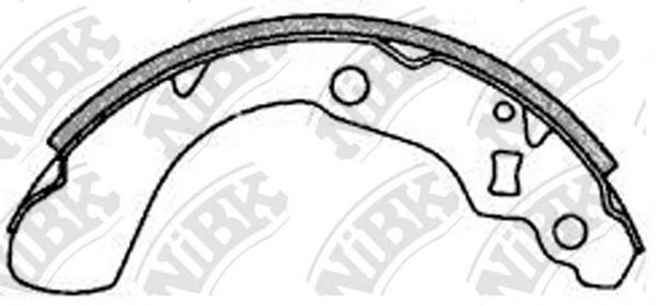 Купить запчасть NIBK - FN5528 Колод. торм. бар. NiBK FN5528