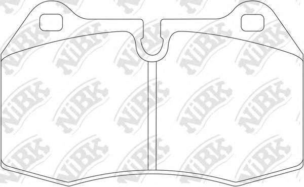 Купить запчасть NIBK - PN0165 Колод. торм. диск. NiBK PN0165