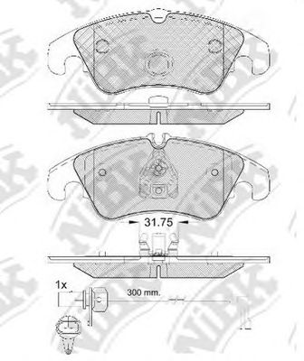 Купить запчасть NIBK - PN0477W Колод. торм. диск. NiBK PN0477W