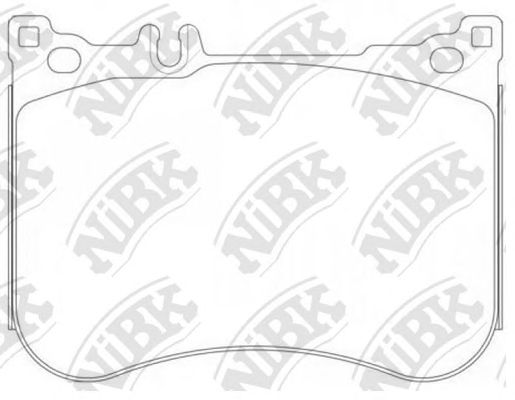 Купить запчасть NIBK - PN31013 Колод. торм. диск. NiBK PN31013