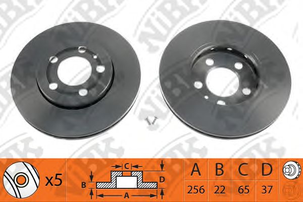 Купить запчасть NIBK - RN1082 Диск тормозной NiBK RN1082