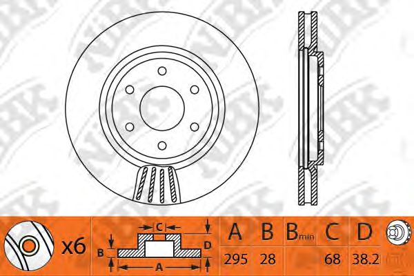 Купить запчасть NIBK - RN1317 Диск тормозной NiBK RN1317