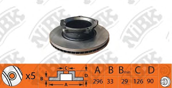 Купить запчасть NIBK - RN1448 Диск тормозной NiBK RN1448
