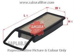Купить запчасть SAKURA - A1643 Фильтр воздушный Sakura A1643