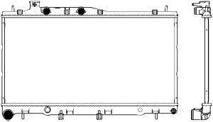 Купить запчасть SAKURA - 34211011 Радиатор сист. охл. Sakura 3421-1011